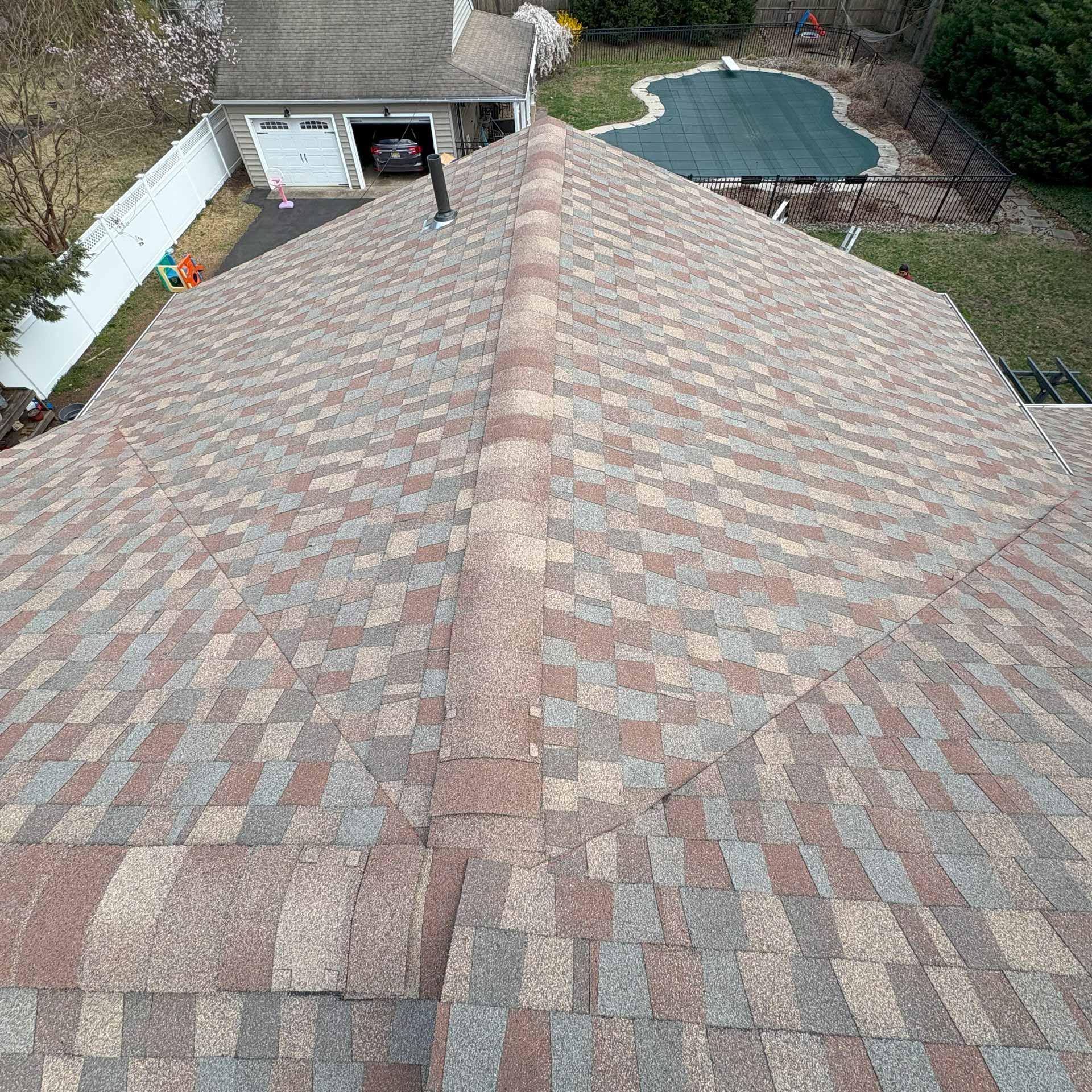 New shingle roof