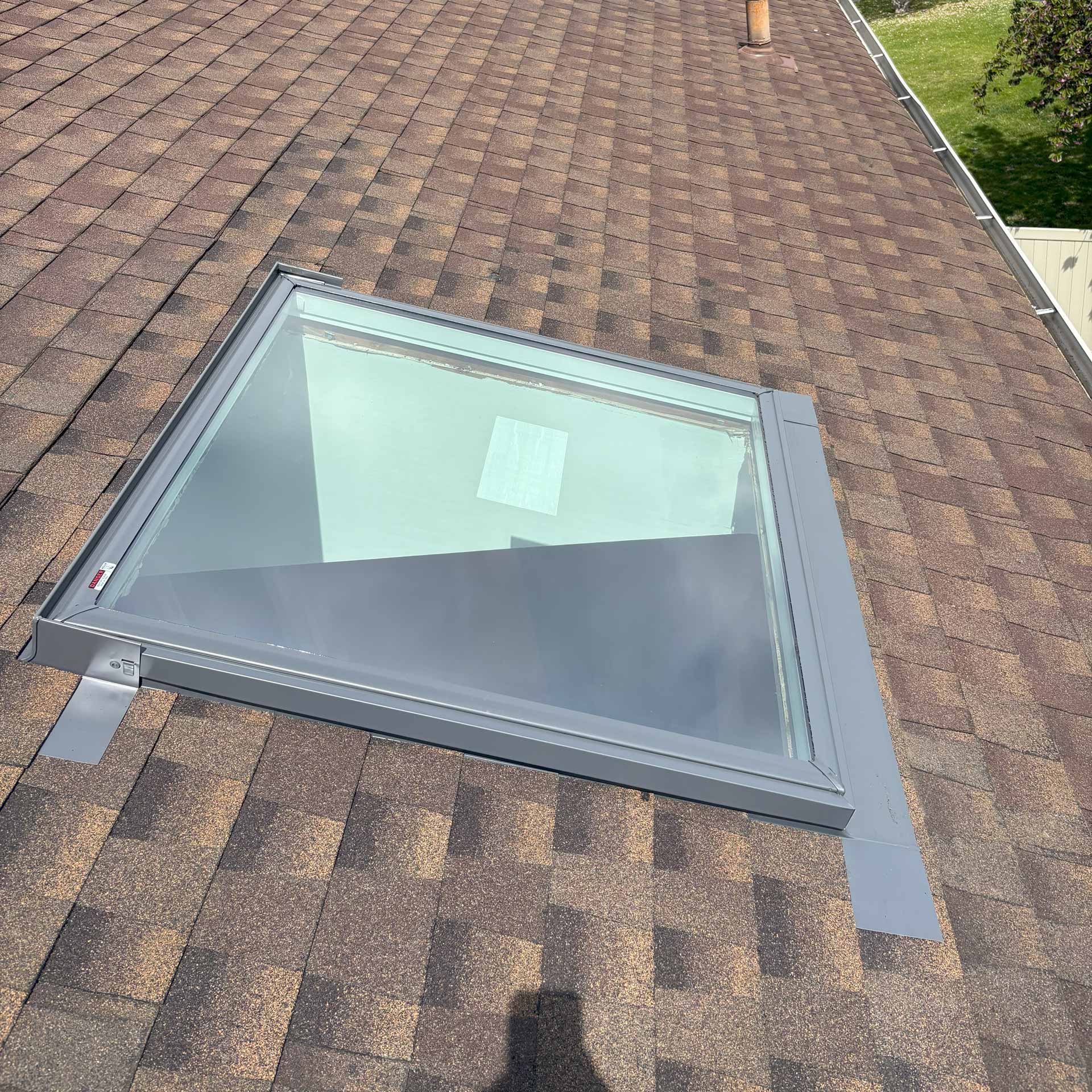 Newly installed skylight